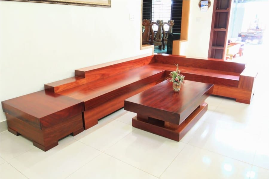 Mẫu Sofa Gỗ Hiện Đại HM-1025